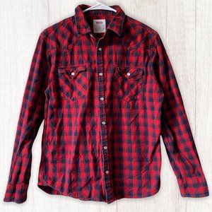 Levi's | Red Checker Flannel, M